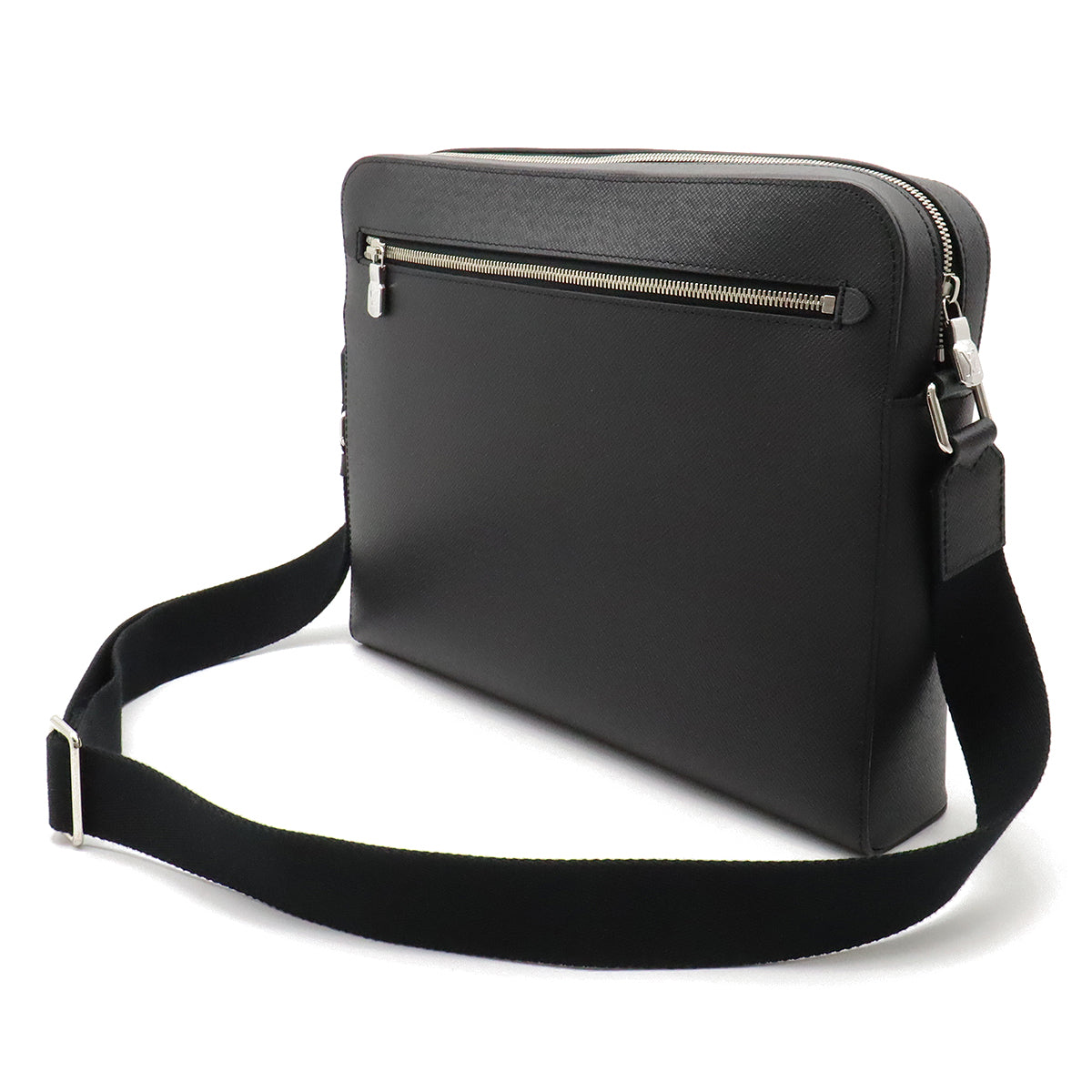 Louis Vuitton Louis Vuitton Tiger Anton Messenger MM Shoulder Bag Leather Old Black M33429