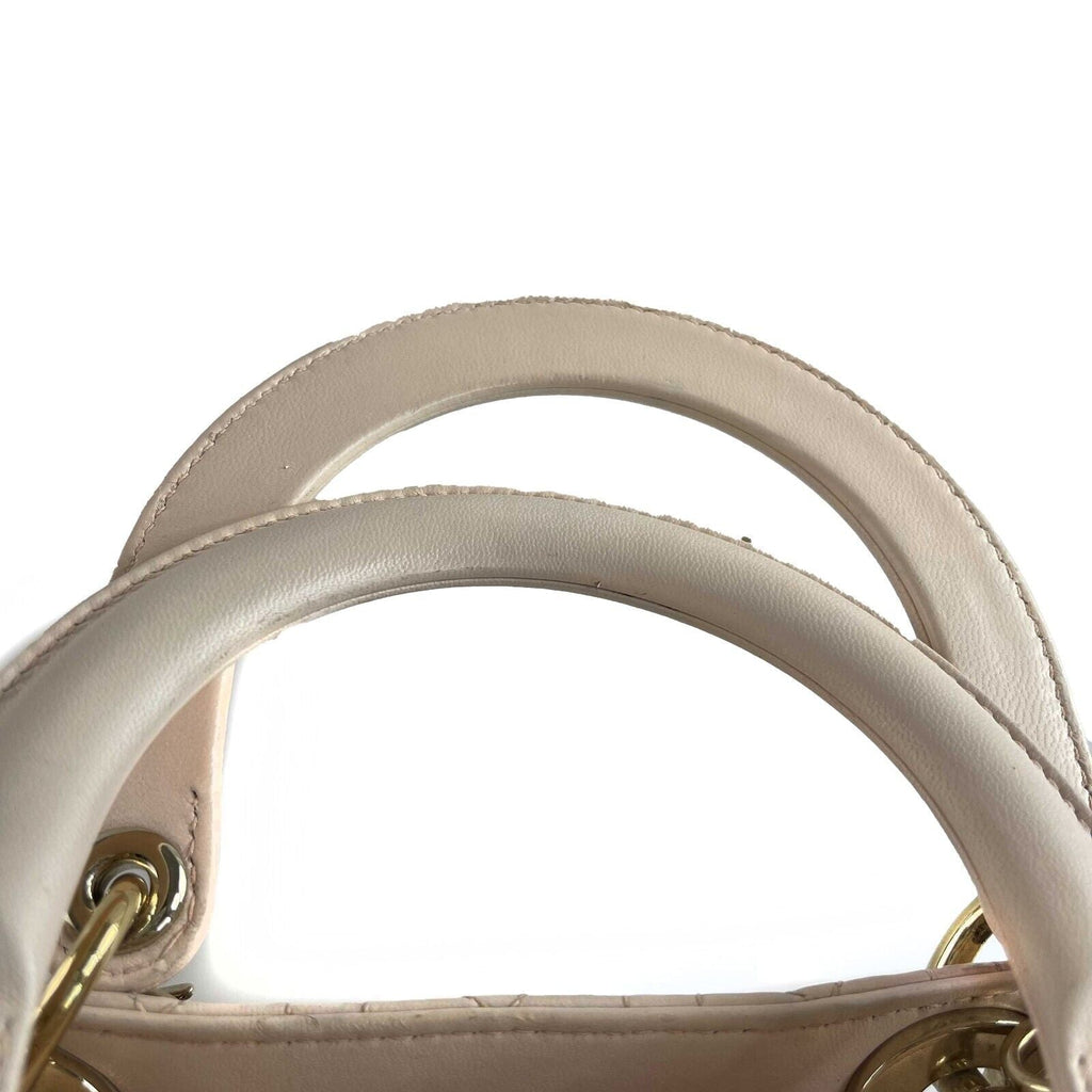 CHRISTIAN DIOR Medium Lady Dior Rose Poudre