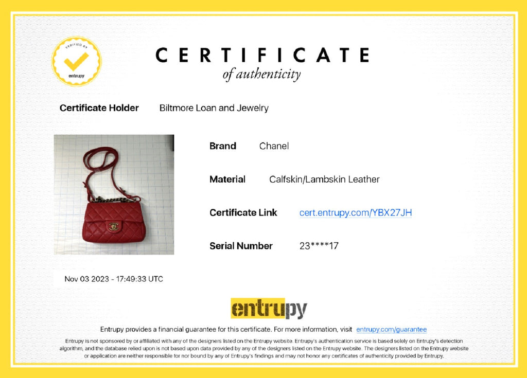 Chanel Shiny Sheepskin Quilted Mini Trapezio Flap Red