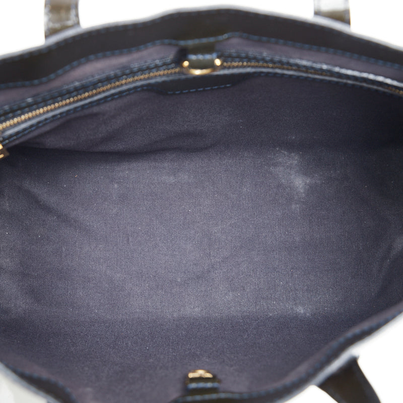 Louis Vuitton Monogram Verney Wilshere PM Handbag M91451 Blue Amphitheater Black Patent Leather  Louis Vuitton