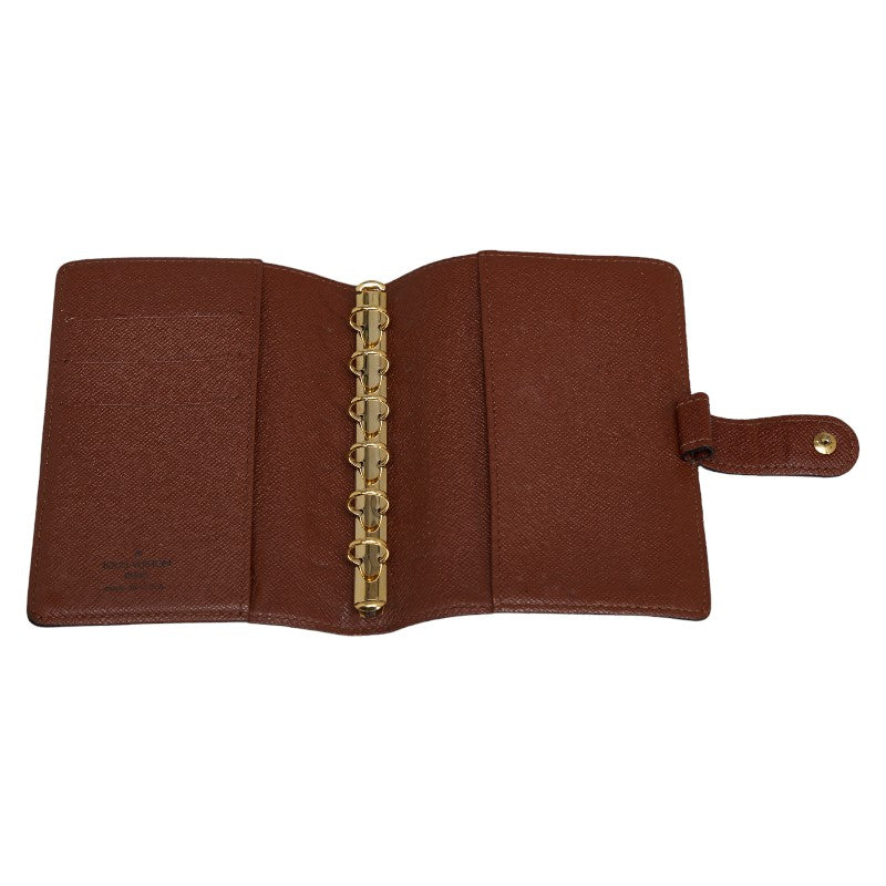 LOUIS VUITTON Louis Vuitton Monogram R20005 Handbook Cover PVC/Leather Brown