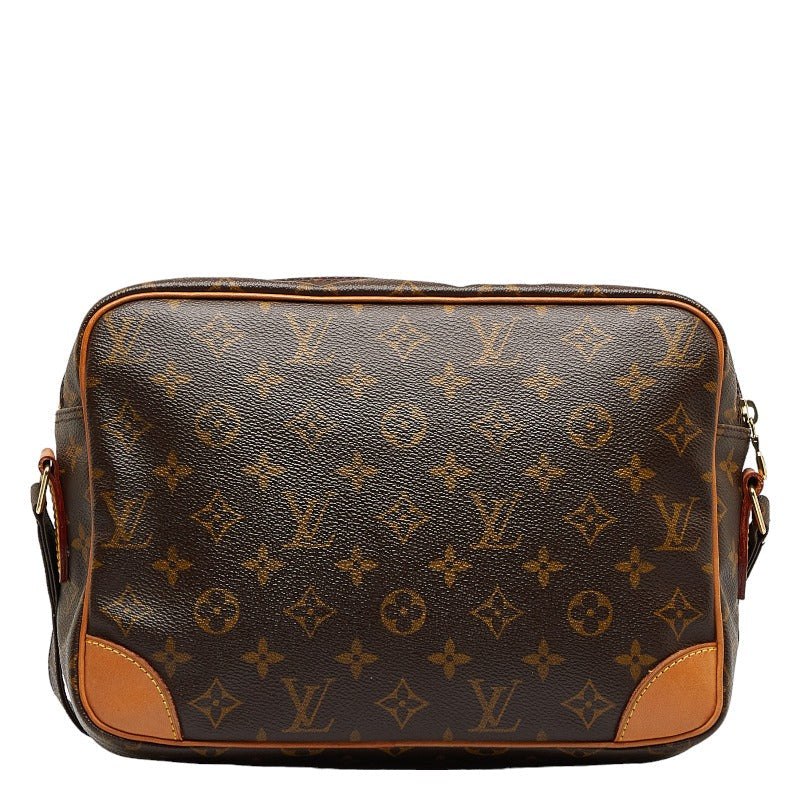 Louis Vuitton Monogram Nile Sliding Shoulder Bag M45244 Brown PVC Leather  Louis Vuitton
