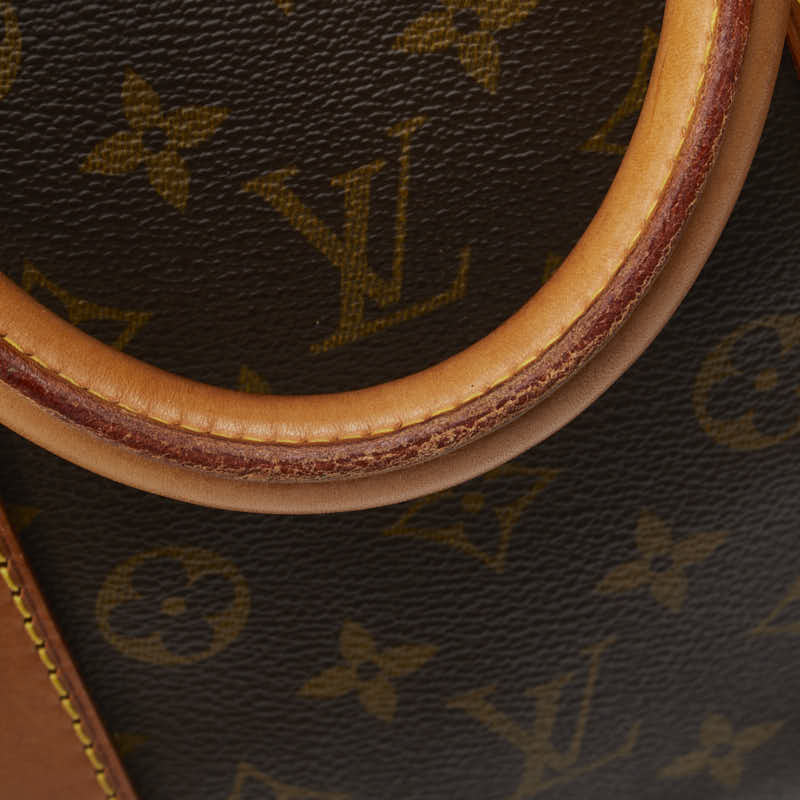 Louis Vuitton Monogram Keepall 55 Boston Bag Travel Bag M41424 Brown