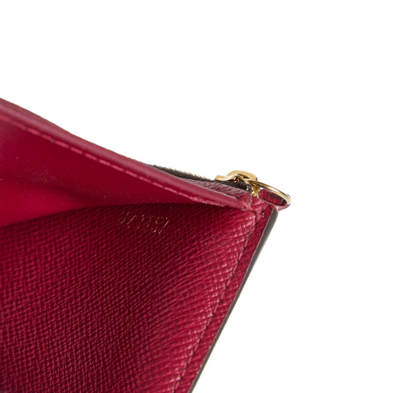 Louis Vuitton Monogram M41938 Three Folded Wallet PVC/Leather Fushas Brown  Fushas