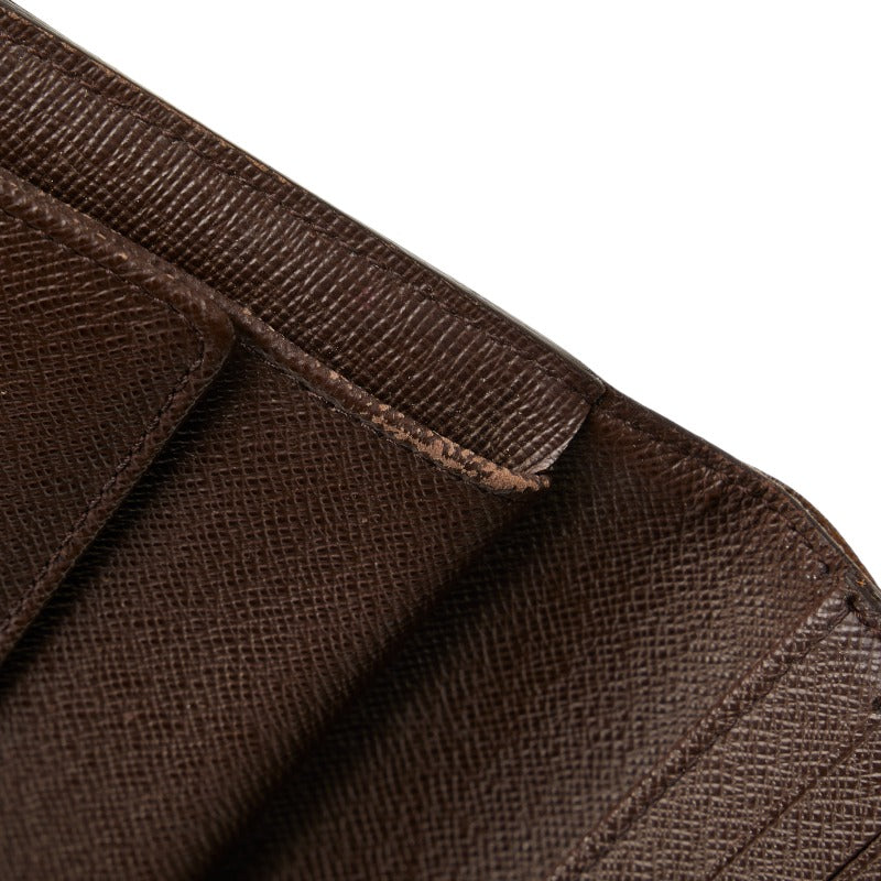 Louis Vuitton Louis Vuitton Damière N61217 Long Wallet PVC/Leather Evan Brown Ladies, Paris
