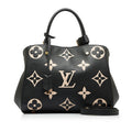 Louis Vuitton Monogram Amplant Montaigne MM Handbag Shoulder Bag 2WAY M45499 Noir Black Carf Leather  Louis Vuitton