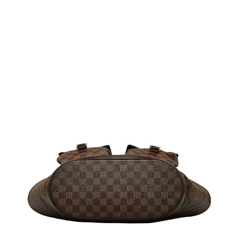 Louis Vuitton Manosque GM Tortured Bag N51120 Eve Brown PVC Leather  Louis Vuitton