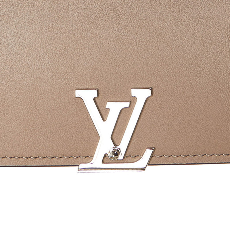 Louis Vuitton Portfolio Capsicum Compact Three Folded Wallet M62156 Pink Trion Leather  Louis Vuitton