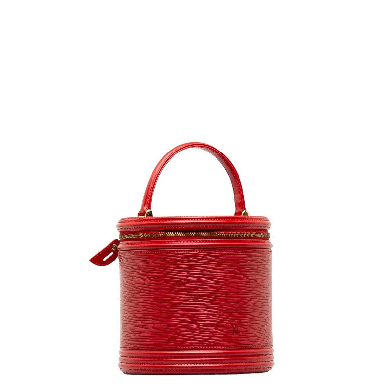 Louis Vuitton Epic Canyon Handbags Vanity Bag M48037 Castilian Red Leather Ladies Louis Vuitton