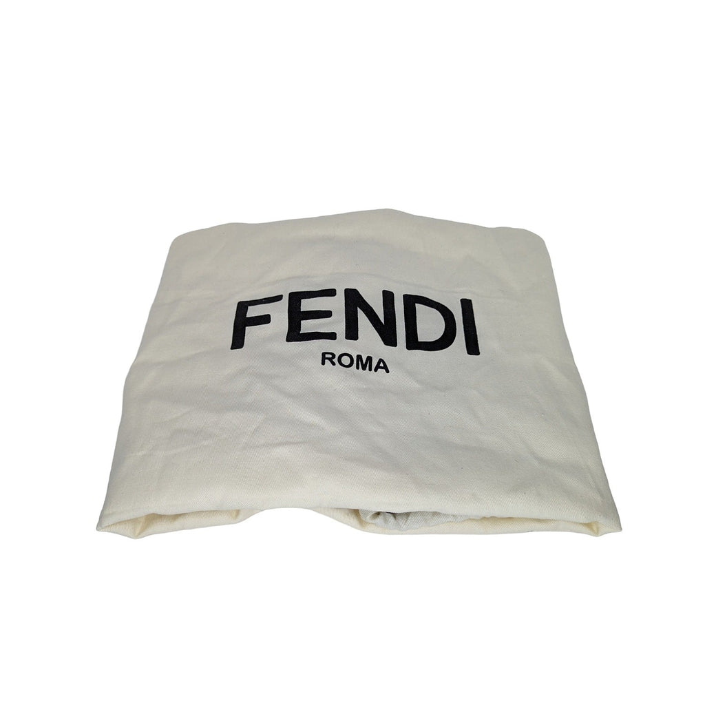 Fendi Medium FF Beige Canvas Peekaboo X-Tote