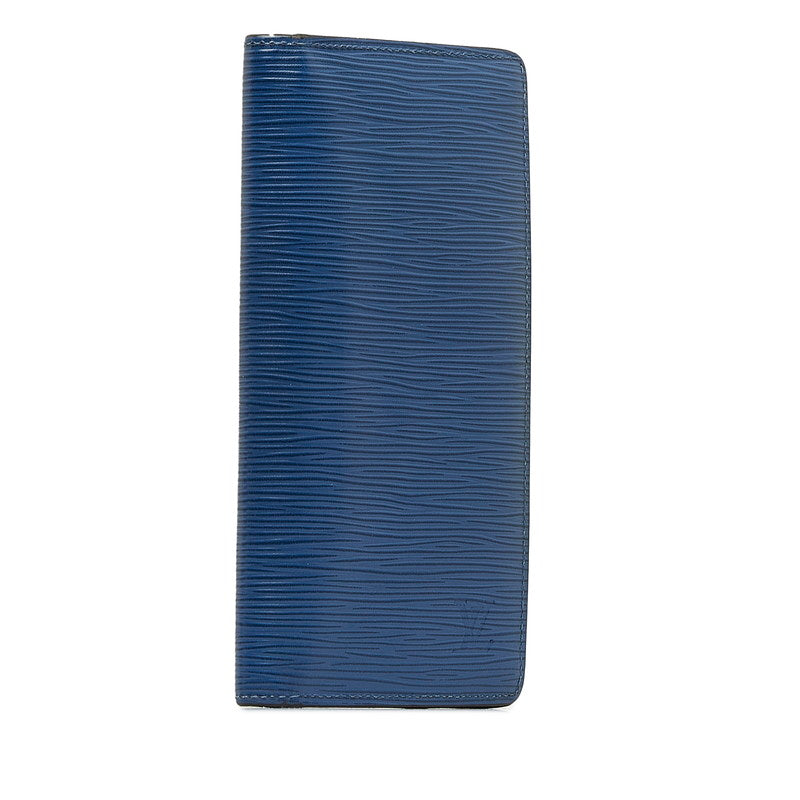 Louis Vuitton Epic Portfolio Braza Long Wallet M60616 Blue-Rest Leather Ladies Louis Vuitton