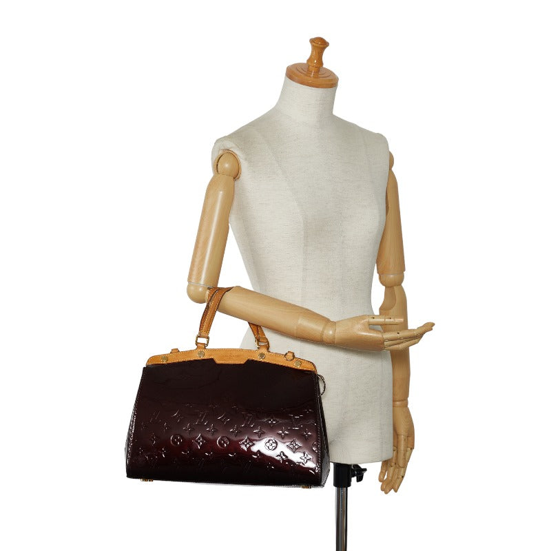 Louis Vuitton Monogram Verney Blair MM Handbag M91690 Rouge Forest Wine Red Patent Leather  Louis Vuitton