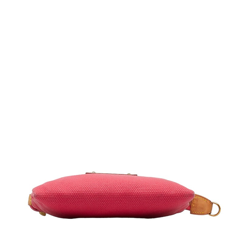 Louis Vuitton Antigua ette Plate PM Porchette M40068 Rose Pink Canvas Leather  Louis Vuitton