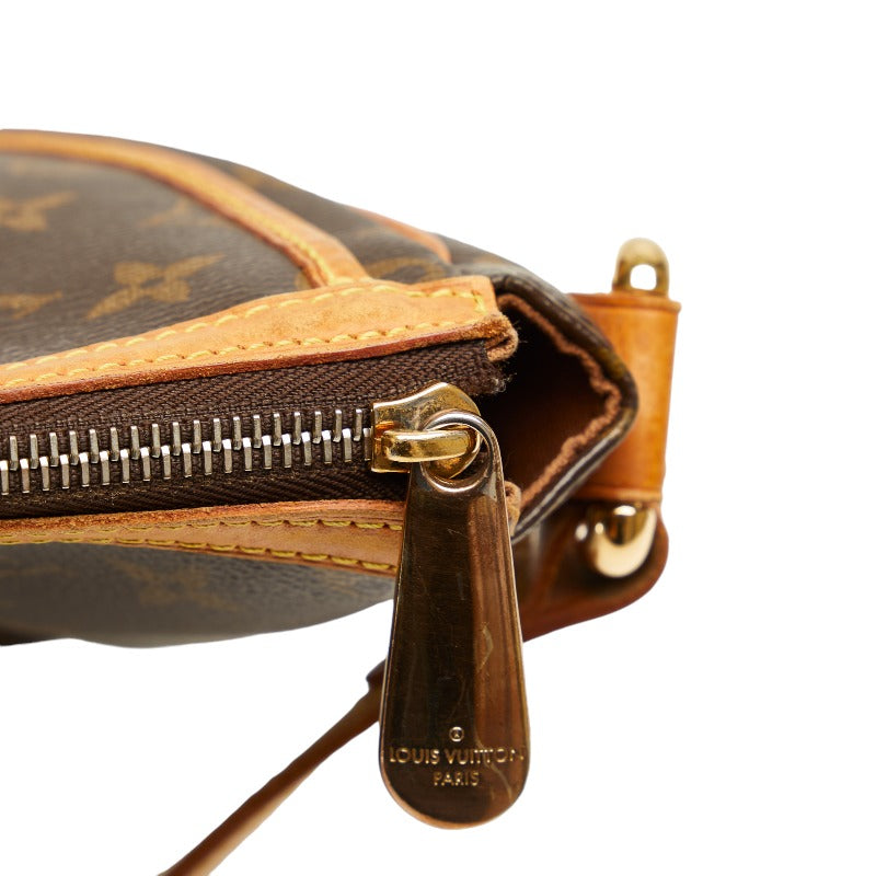 Louis Vuitton Monogram M40076 Shoulder Bag PVC/Leather Brown