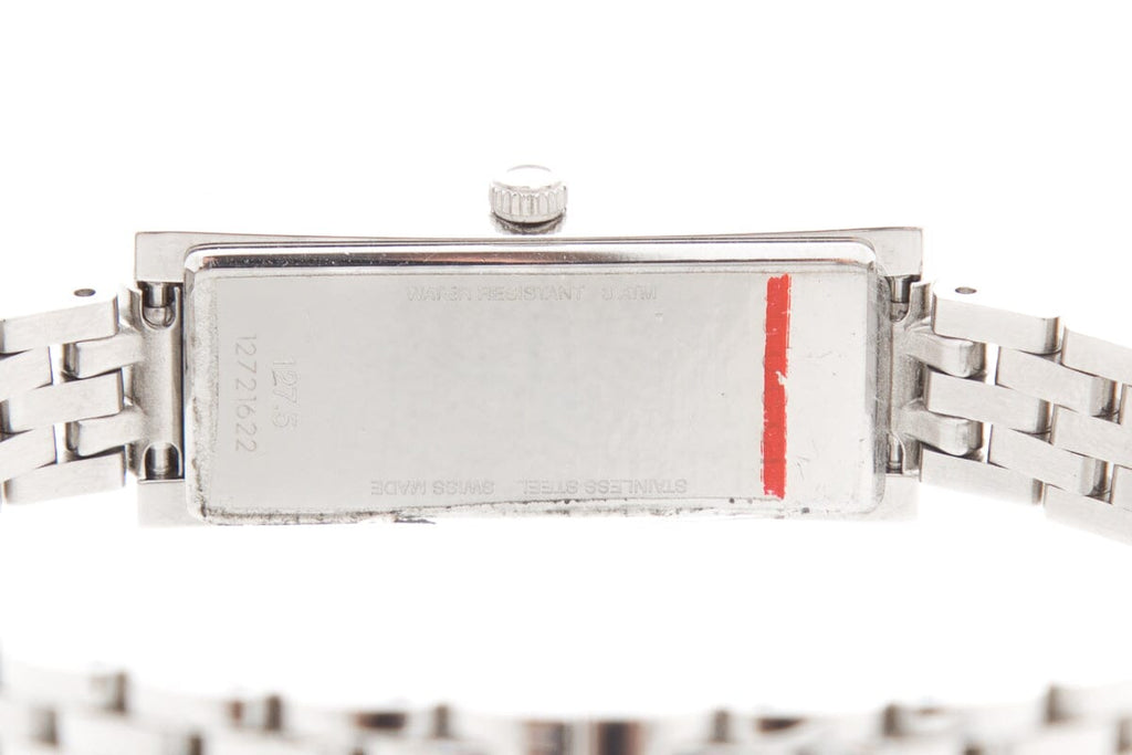 Gucci Silver G-Frame Diamond Dial Watch