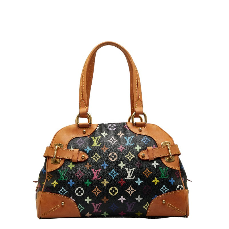 Louis Vuitton Multicolor Claudia Handbag M40194 Noir Black PVC Leather  Louis Vuitton