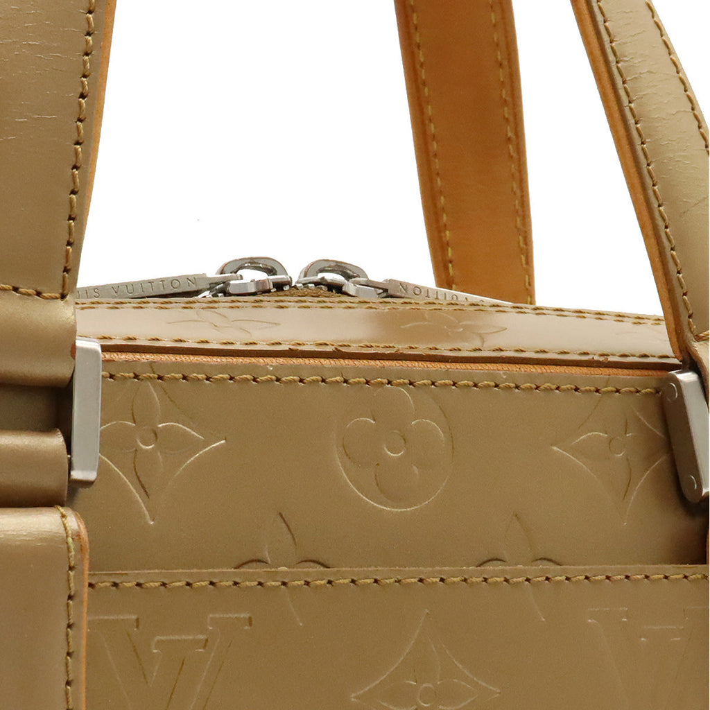Louis Vuitton Monogram Mat Shelton MM Handbag Ambre Beige M55177 by Louis Vuitton