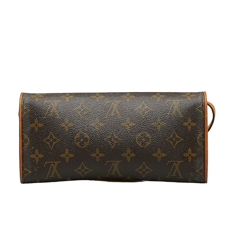 Louis Vuitton Monogram  Twin GM Sliding Shoulder Bag M51852 Brown PVC Leather  Louis Vuitton