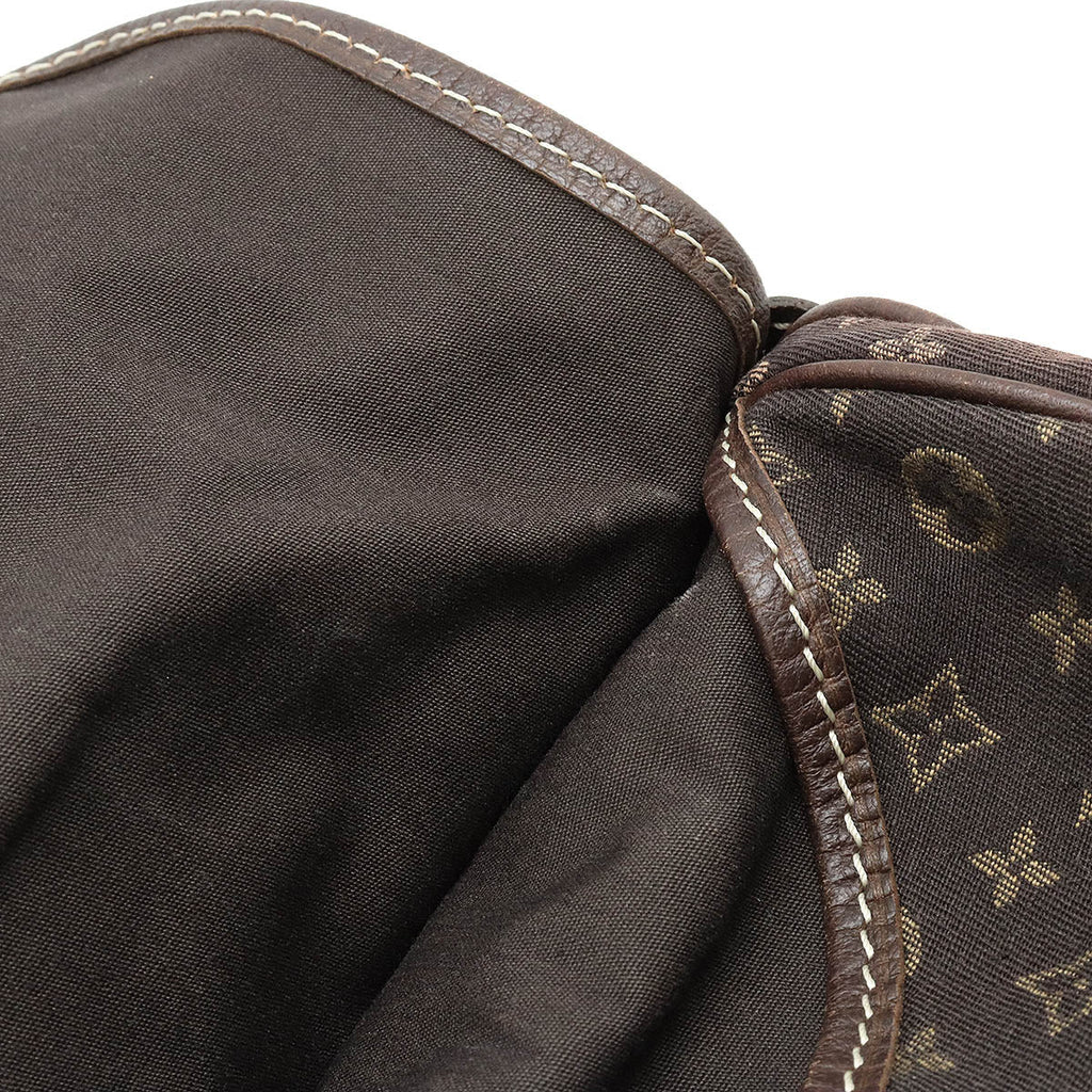 LOUIS VUITTON Louis Vuitton Monograms Miniature Summour 30 Shoulder Bag Sliding Canvas Leather Even Tea Brown M95227