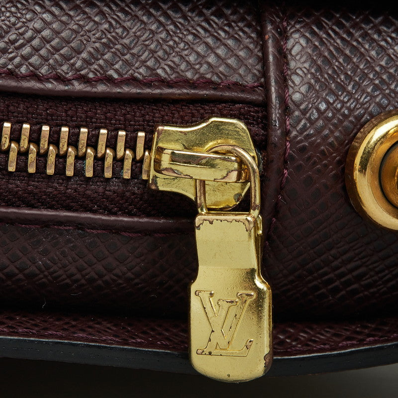 Louis Vuitton Tiger Second Bag M30186 Acajou Bordeaux Leather Men Louis Vuitton