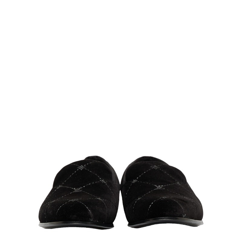 Louis Vuitton Mens Loafers in Velvet Black BM 0149