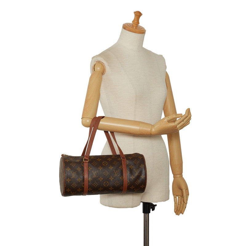 Louis Vuitton Monogram Papillon 30 (Old) Handbag M51365 Brown PVC Leather  Louis Vuitton