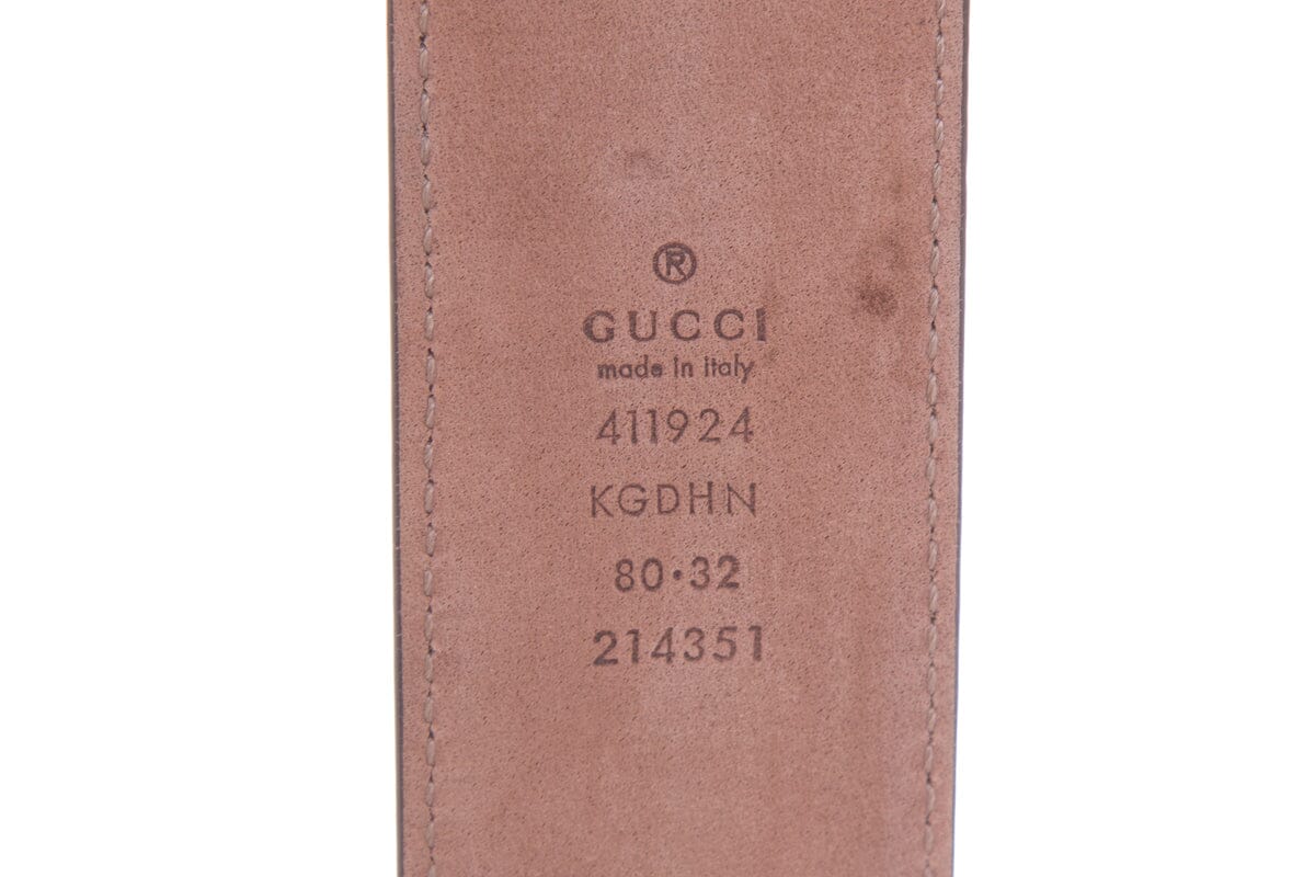 Gucci GG Monogram Belt  SZ 80/32