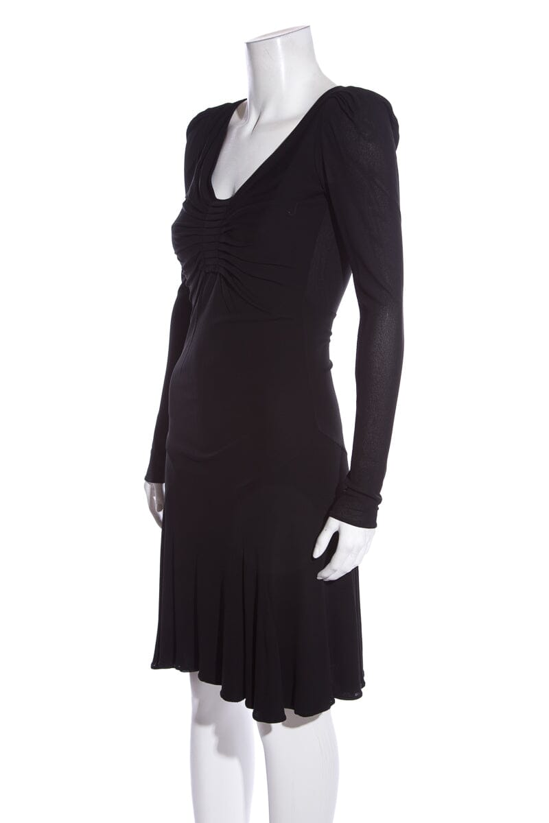 Gucci Black Jersey Dress SZ S