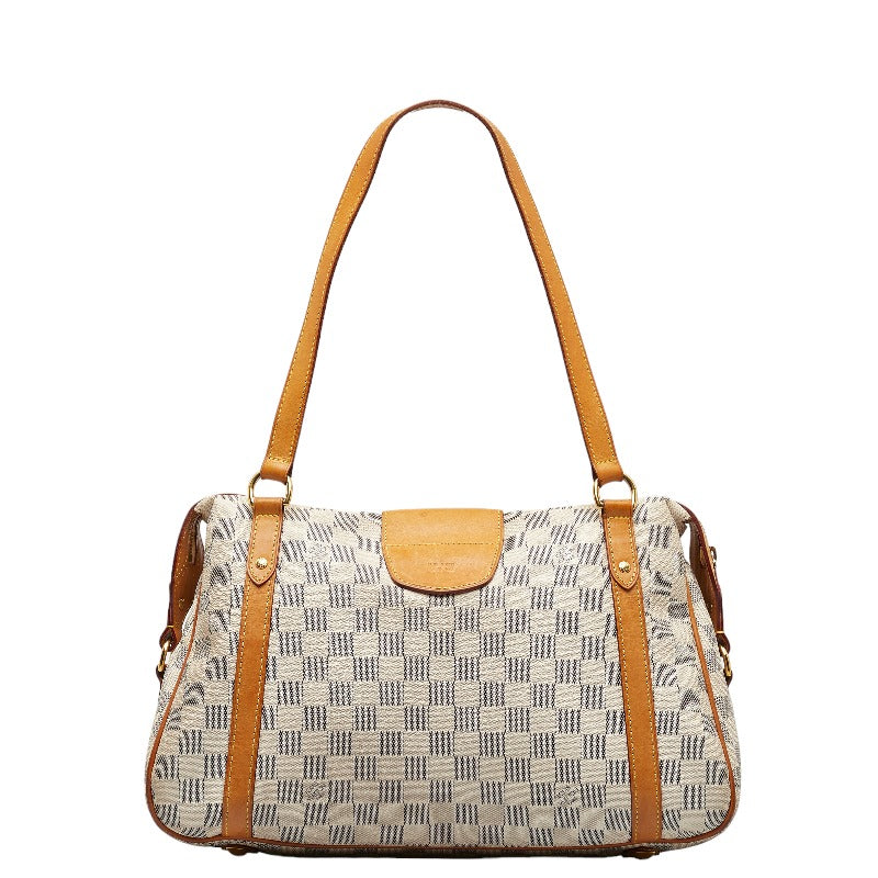 LOUIS VUITTON Louis Vuitton Damière Azur N42220 Handbag PVC/Laser White  Vintage