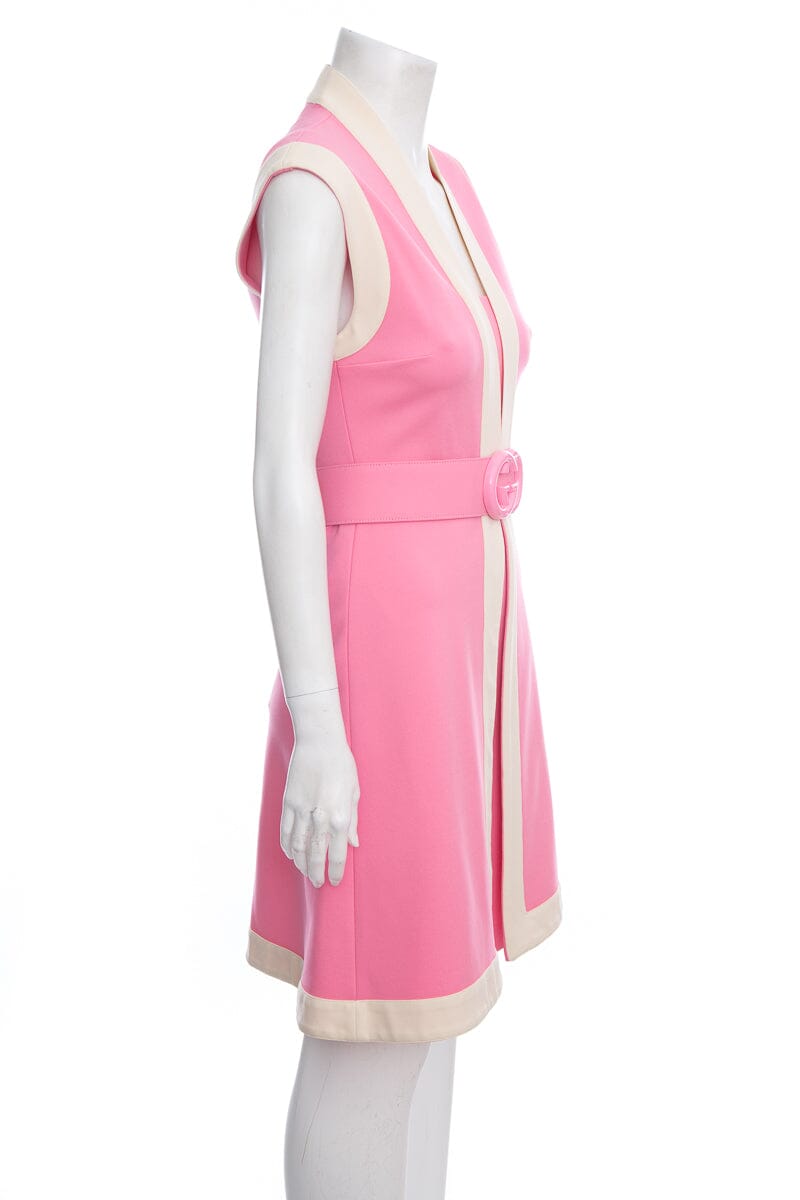 Gucci Pink Sleeveless Dress SZ S