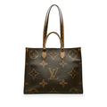 Louis Vuitton Monogram Giant Reverse Onzagor GM Handbag Shoulder Bag 2WAY M45320 Brown PVC Leather  Louis Vuitton