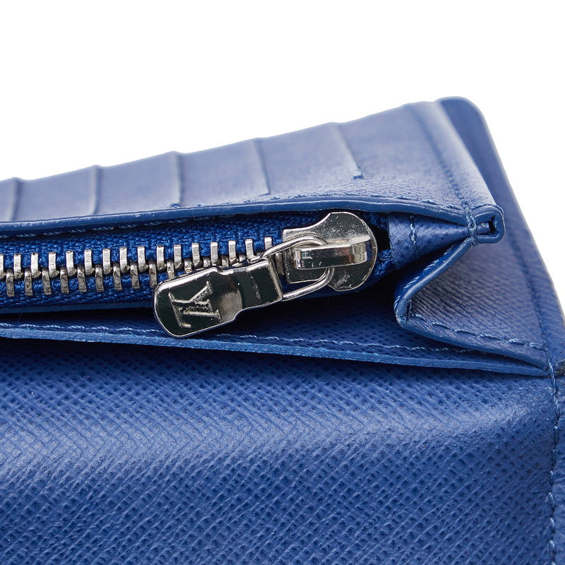 Louis Vuitton Epic Portfolio Braza Long Wallet M60616 Blue-Rest Leather Ladies Louis Vuitton