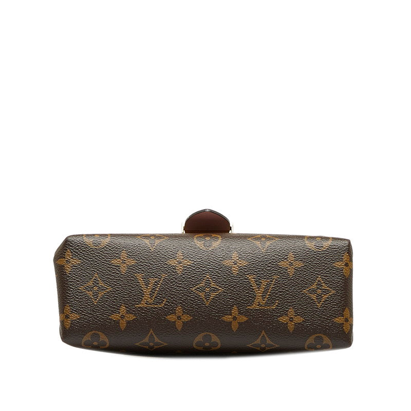 Louis Vuitton Monogram Rocky BB Handbag Shell Bag 2WAY M44080 Brown Pink PVC Leather  Louis Vuitton