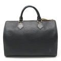 Louis Vuitton Louis Vuitton Epic Speed 30 Boston Bag Black Black Black Gold  M43002