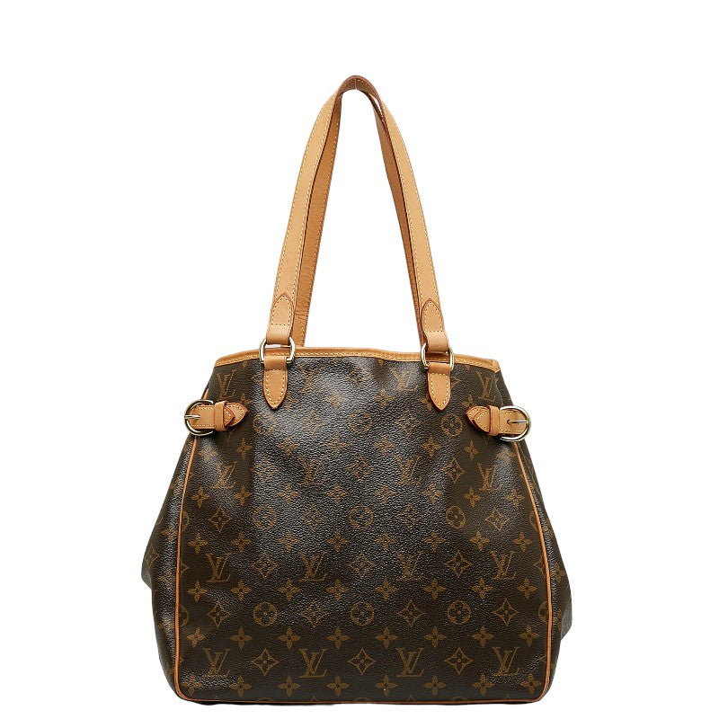 Louis Vuitton Monogram Batignol Vertical s Bag M51153 Brown PVC Leather  Louis Vuitton