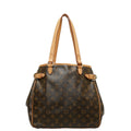 Louis Vuitton Monogram Batignol Vertical s Bag M51153 Brown PVC Leather  Louis Vuitton