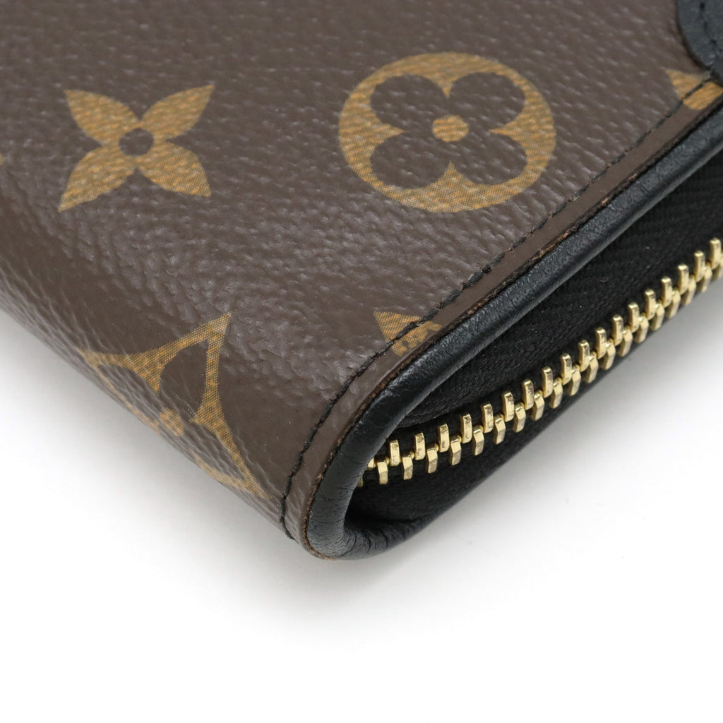 Louis Vuitton Louis Vuitton Monogram Jeep Wallet Retiro Round Fassner Long Wallet Noir Black M61855