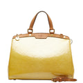 Louis Vuitton Monogram Verney Blair GM Handbag Shell Bag 2WAY M91454 Bronco-Royal Beige Patent Leather Ladies LOUIS VUITTON