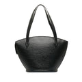 Louis Vuitton Epic Sanjack Shopping Handbag M52262 Noir Black Leather Lady Louis Vuitton