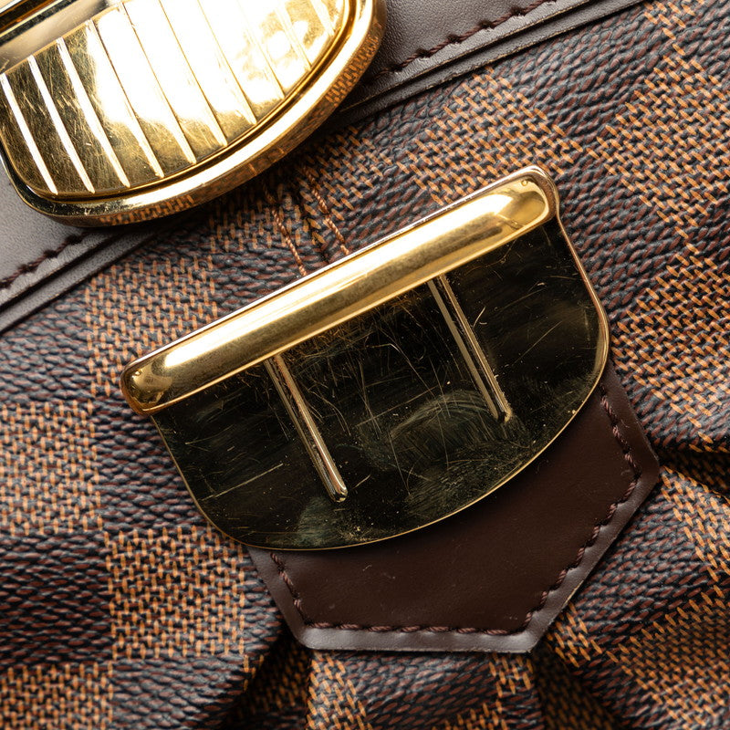 Louis Vuitton Louis Vuitton Damière N41542 Shoulder Bag PVC/Leather Evan Brown Ladies