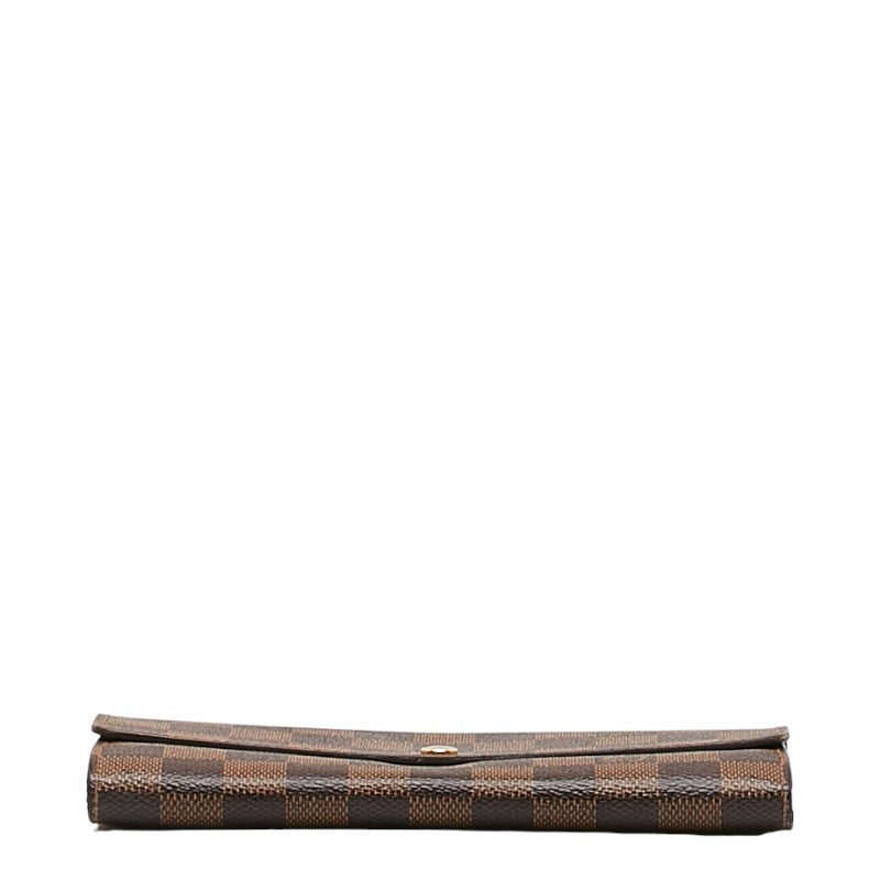 Louis Vuitton Louis Vuitton Damière N61734 Long Wallet PVC/Leather Brown