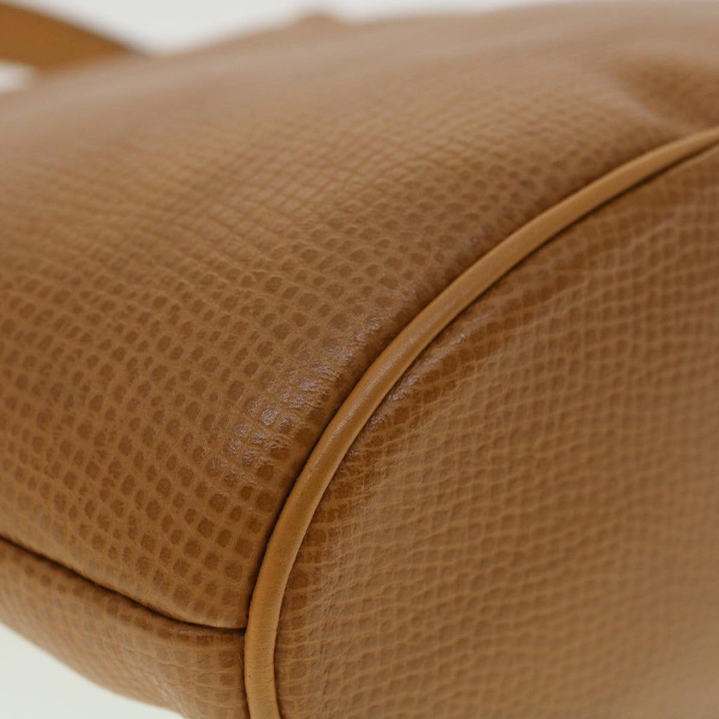 CHRISTIAN DIOR Hand Bag Leather 2way Brown Auth am3766