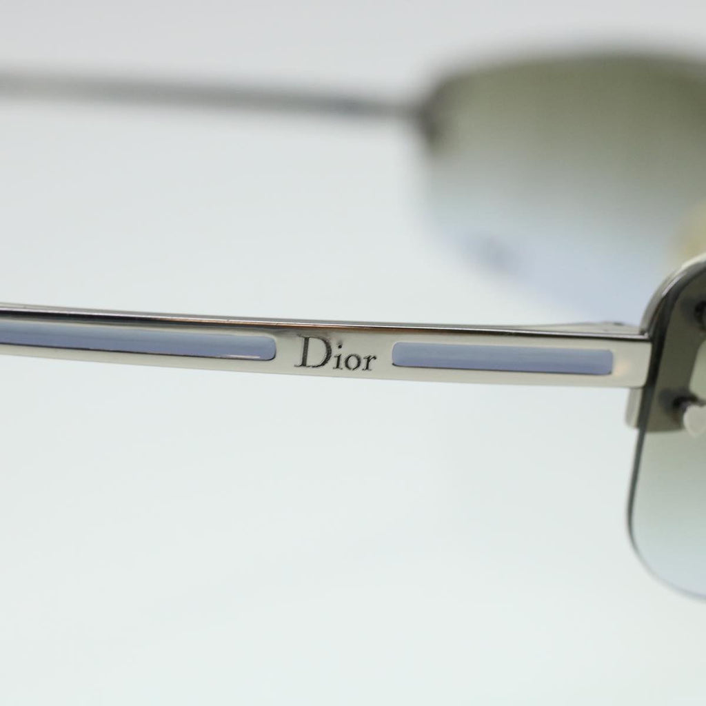 CHRISTIAN DIOR Gradation Sunglasses Dark Brown Lavende Auth am4519