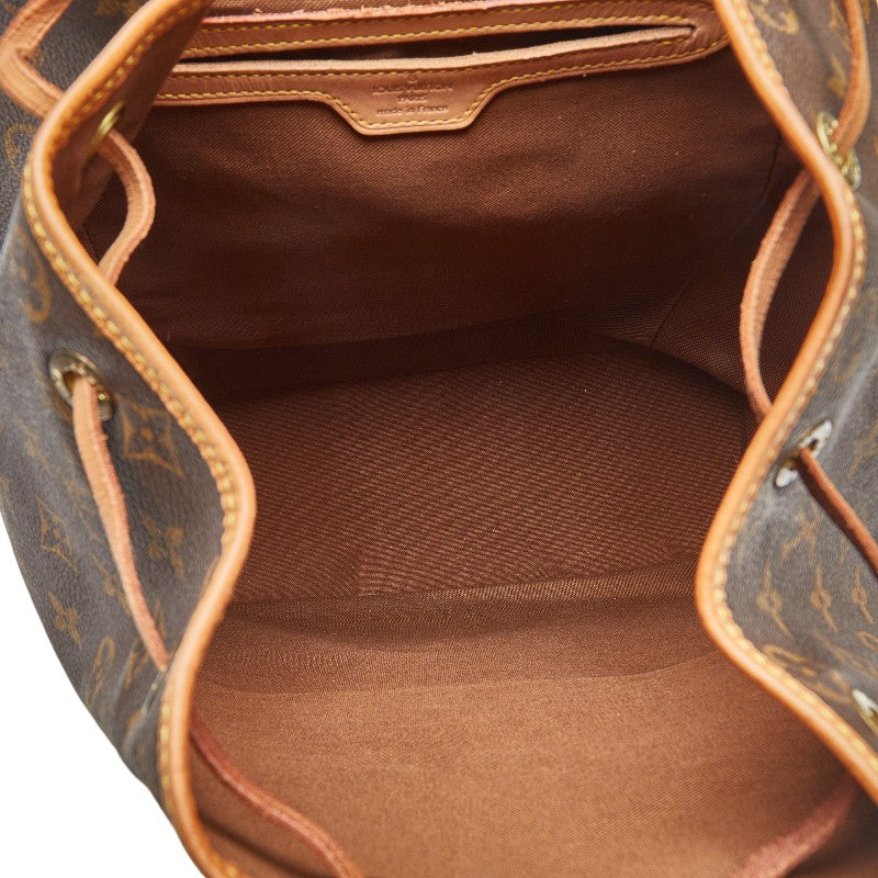 Louis Vuitton Monogram M51135  Daypack PVC/Leather Brown