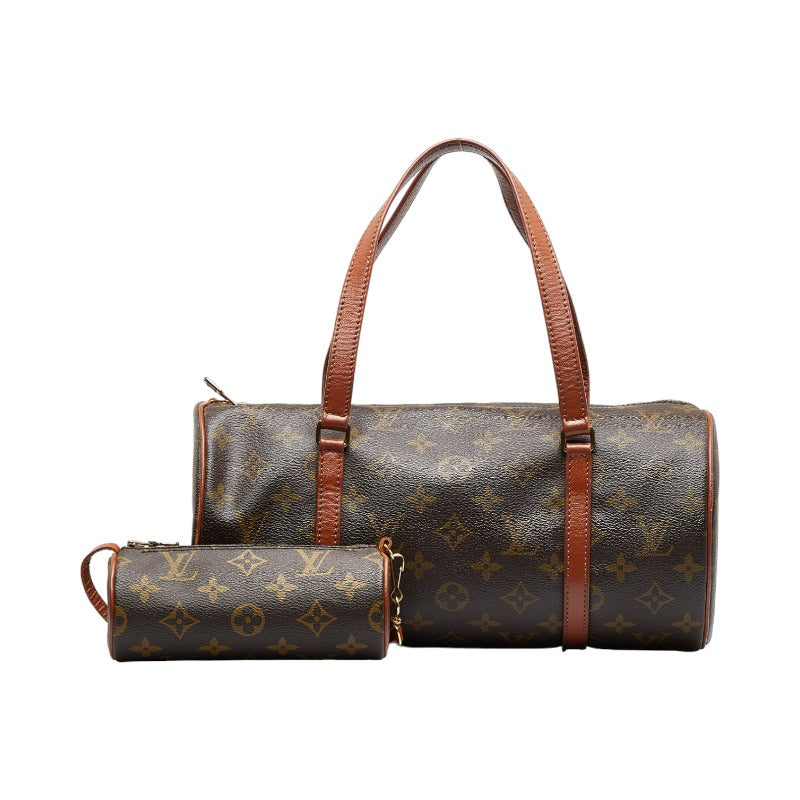 Louis Vuitton Monogram Papillon 30 (Old) Handbag M51385 Brown PVC Leather  Louis Vuitton