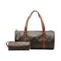 Louis Vuitton Monogram Papillon 30 (Old) Handbag M51385 Brown PVC Leather  Louis Vuitton