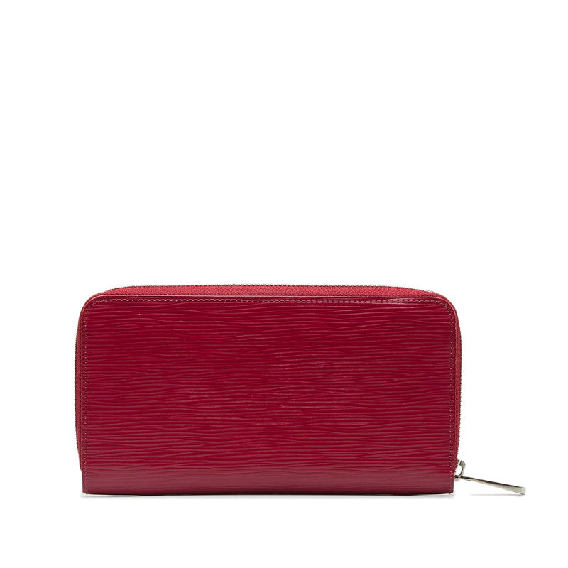 Louis Vuitton Epic Zippie Wallet Round  Long Wallet M60305 Fushia Pearl Leather  Louis Vuitton