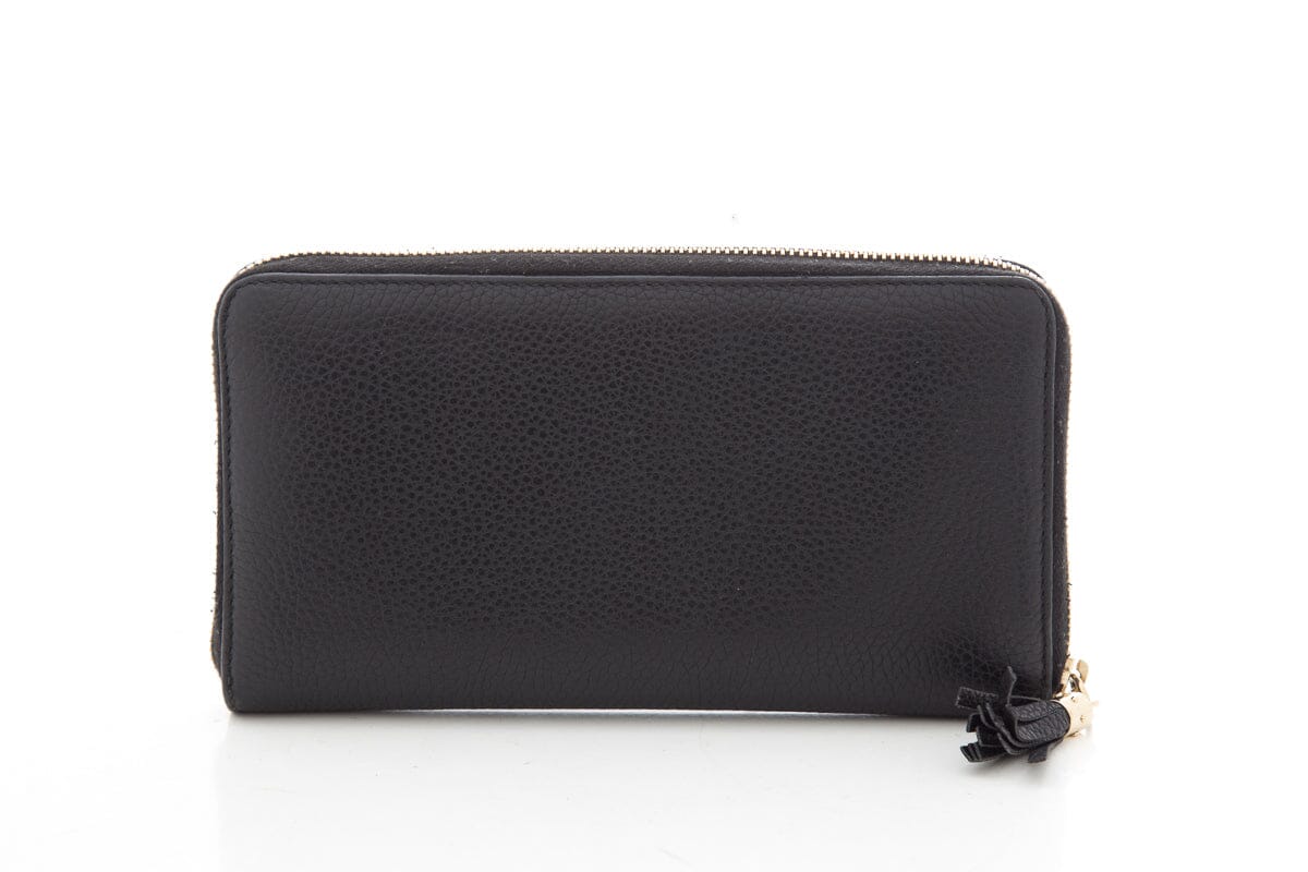 Gucci Black Leather Soho Wallet