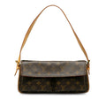 Louis Vuitton Monogram M51164 Shoulder Bag PVC/Leather Brown
