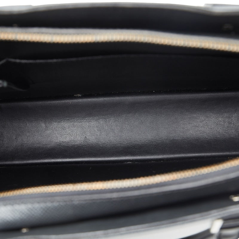 Louis Vuitton Porte Document Business Bag in Taiga Black M30052